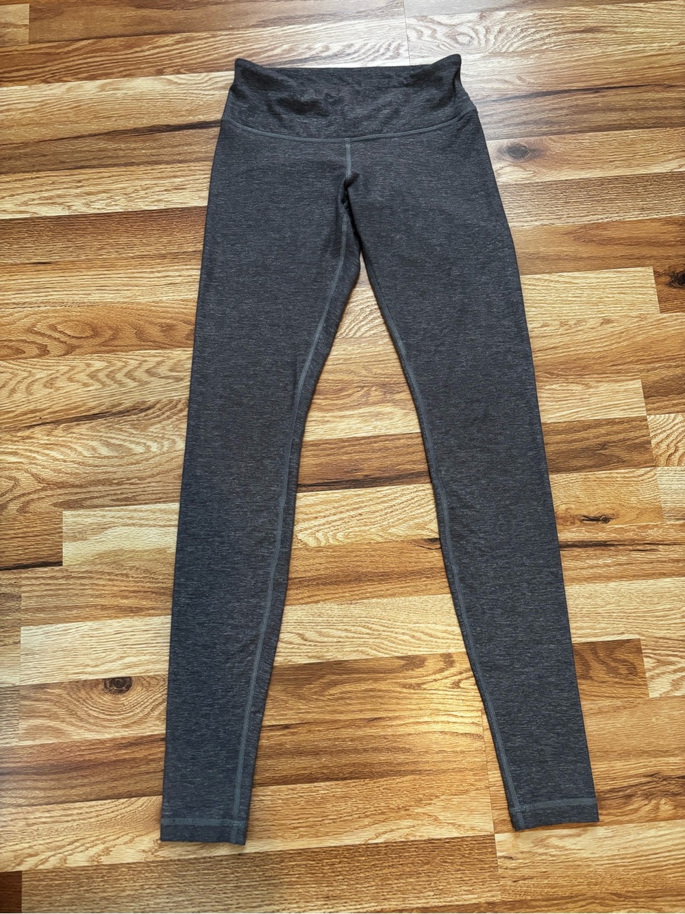 Lululemon Athletica Gray Soft Brushed Leggings Womens Size 4 Loungewear